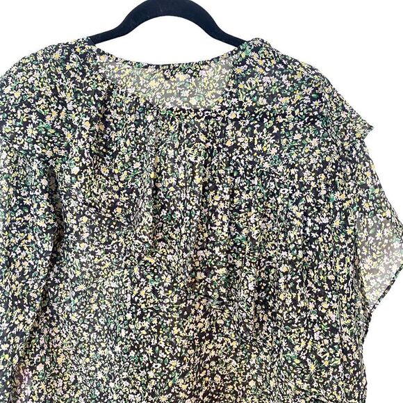 Nwt Topshop Ruffle Detail Blouse - Picture 9 of 15